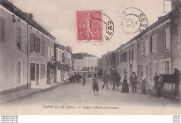 Y24-32) SAINT CLAR (GERS)  COURS ALSACE LORRAINE - ( ANIMATION - HABITANTS ) - Other & Unclassified