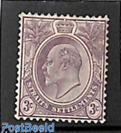 Malaysia 1903 Straits Settlements, 3c, Stamp Out Of Set, Unused (hinged) - Andere & Zonder Classificatie