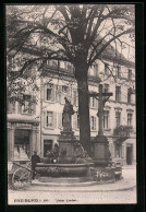 AK Freiburg I. Br., Unter Linden, Denkmal  - Freiburg I. Br.