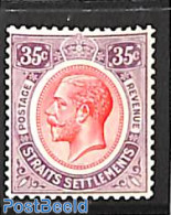 Malaysia 1922 Straits Settlements, 35c, Stamp Out Of Set, Unused (hinged) - Autres & Non Classés