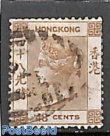 Hong Kong 1880 48c, WM Crown-CC, Used, Used Stamps - Oblitérés
