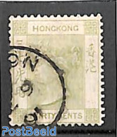 Hong Kong 1891 30c, Bright Green, Used, Used Stamps - Oblitérés