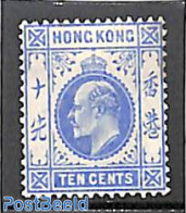 Hong Kong 1907 10c, Stamp Out Of Set, Unused (hinged) - Unused Stamps