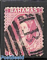 Bahamas 1882 4d, Rosa, WM Crown-CA, Perf. 12.5, Used, Used Stamps - Other & Unclassified
