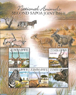 Zimbabwe 2007 SAPOA S/s, Mint NH, Nature - Various - Animals (others & Mixed) - Zebra - Joint Issues - Emissions Communes