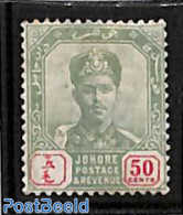 Malaysia 1896 Johore, 50c, Stamp Out Of Set, Unused (hinged) - Autres & Non Classés
