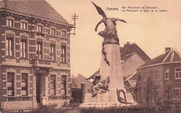 HAMME -   Le Monument Et Place De La Station - Het Monument En Statieplein - Hamme