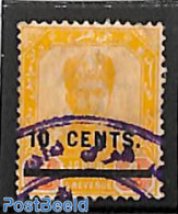 Malaysia 1903 Johore, 10c On 4c, (fiscally) Used, Used Stamps - Sonstige & Ohne Zuordnung