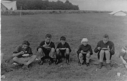 Scoutisme - Carte Photo - Scouts Au Repas  - Pfadfinder-Bewegung