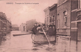 SERAING - Crue De La Meuse 1925 - Transport De Sinistrés En Barquette - Seraing