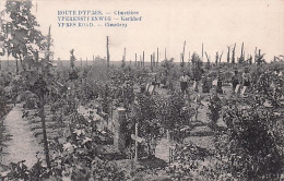 GUERRE 1914-1918 - ROUTE D YPRES CIMETIERE - YPERENSTEENWEG KERKHOF - Ieper