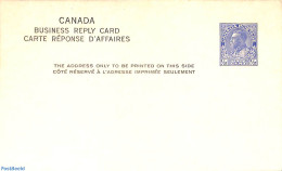 Canada 1925 Business Reply Card 1/2c, Unused Postal Stationary - Briefe U. Dokumente