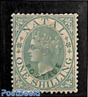 Natal 1870 Victoria, Postage Overprint Without Gum, Unused (hinged) - Natal (1857-1909)