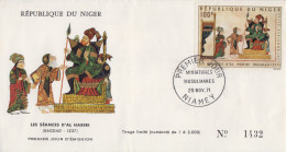 Enveloppe  FDC  1er  Jour   NIGER   Miniatures  Musulmanes  1971 - Niger (1960-...)