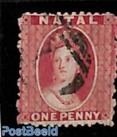 Natal 1864 1d, WM CC-Crown, Perf. 12.5, Used, Used Stamps - Natal (1857-1909)