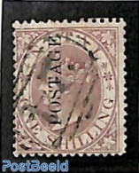 Natal 1873 1sh, POSTAGE Overprint, Used, Used Stamps - Natal (1857-1909)