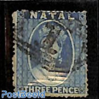 Natal 1861 3d, Perf. 15, No WM, Used, Used Stamps - Natal (1857-1909)