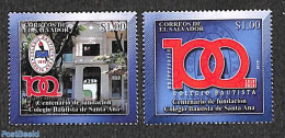 El Salvador 2019 Bautista De Santa Ana College 2v, Mint NH, Science - Education - El Salvador