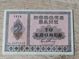 Norway 2 Kroner 1950 - Norvège