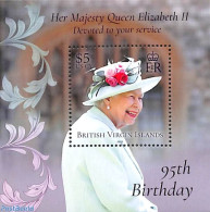 Virgin Islands 2021 Queen Elizabeth 95th Anniversary S/s, Mint NH, History - Kings & Queens (Royalty) - Familles Royales