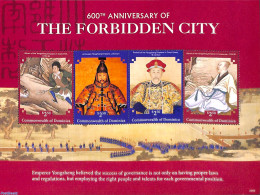 Dominica 2020 The Forbidden City 4v M/s, Mint NH - Dominikanische Rep.