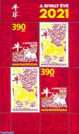 Hungary 2021 Year Of The Ox S/s, Mint NH, Various - New Year - Unused Stamps