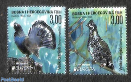 Bosnia Herzegovina - Croatic Adm. 2021 Europa, Endangered Species 2v, Mint NH, History - Nature - Europa (cept) - Birds - Bosnie-Herzegovine
