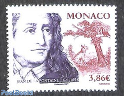 Monaco 2021 Jean De La Fontaine 1v, Mint NH, Art - Authors - Fairytales - Unused Stamps