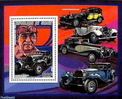 Guinea, Republic 1987 Ettore Bugatti S/s, Mint NH, Transport - Automobiles - Auto's