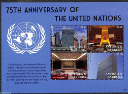 Antigua & Barbuda 2021 United Nations 4v M/s, Mint NH, History - United Nations - Antigua Und Barbuda (1981-...)