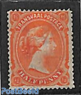 South Africa 1878 Transvaal, 1/2d, Stamp Out Of Set, Unused (hinged) - Ungebraucht