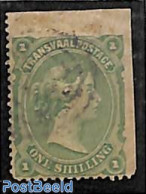 South Africa 1878 Transvaal, 1sh, Used, Cornerstamp, Used Stamps - Gebraucht