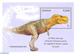 Ghana 1995 Tyrannosaurus Rex S/s, Mint NH, Nature - Prehistoric Animals - Vor- U. Frühgeschichte