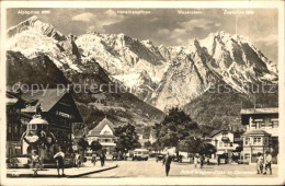 71606180 Garmisch-Partenkirchen Adolf Wagner Platz Hoellentalspitzen Zugspitze G - Garmisch-Partenkirchen