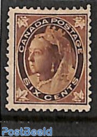 Canada 1897 6c Brown, Stamp Out Of Set, Unused (hinged) - Unused Stamps