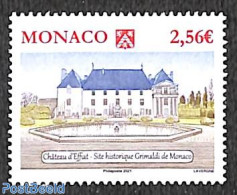Monaco 2021 Chateau Effat 1v, Mint NH, Art - Castles & Fortifications - Neufs