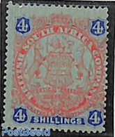 Rhodesia 1896 Br. South Africa Company, 4sh, Stamp Out Of Set, Unused (hinged), History - Coat Of Arms - Sonstige & Ohne Zuordnung