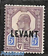 Great Britain 1905 5d, Stamp Out Of Set, Unused (hinged) - Neufs