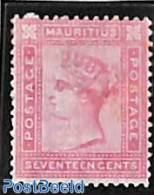 Mauritius 1879 17c, Stamp Out Of Set, Unused (hinged) - Mauritius (1968-...)