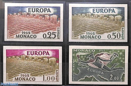 Monaco 1962 Europa 4v, Imperforated, Mint NH, History - Europa (cept) - Neufs
