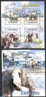 Mozambique 2013 Elephants 2 S/s, Mint NH, Nature - Elephants - Mozambique