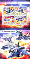 Mozambique 2016 Supersonic Planes 2 S/s, Mint NH, Transport - Aircraft & Aviation - Avions