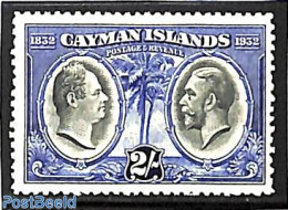 Cayman Islands 1932 2sh, Stamp Out Of Set, Unused (hinged) - Kaimaninseln