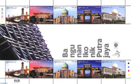 Malaysia 2020 Iconic Buildings Of Putrajaya M/s, Mint NH - Andere & Zonder Classificatie