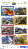Colombia 2021 Bio Diversity 8v M/s, Mint NH, Nature - Birds - Birds Of Prey - Frogs & Toads - Colombia