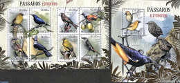 Mozambique 2012 Extinct Birds 2 S/s, Mint NH, Nature - Birds - Mozambique