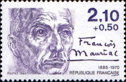 France Poste N** Yv:2360 Mi:2489A François Mauriac Ecrivain - Ongebruikt