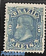 Brazil 1884 50R, Blue, Stamp Out Of Set, Unused (hinged) - Unused Stamps