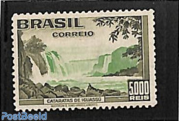 Brazil 1937 5000R, Stamp Out Of Set, Unused (hinged), Nature - Various - Water, Dams & Falls - Tourism - Ongebruikt