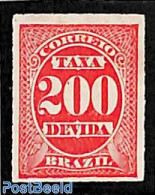 Brazil 1890 Postage Due, 200R, Stamp Out Of Set, Unused (hinged) - Sonstige & Ohne Zuordnung